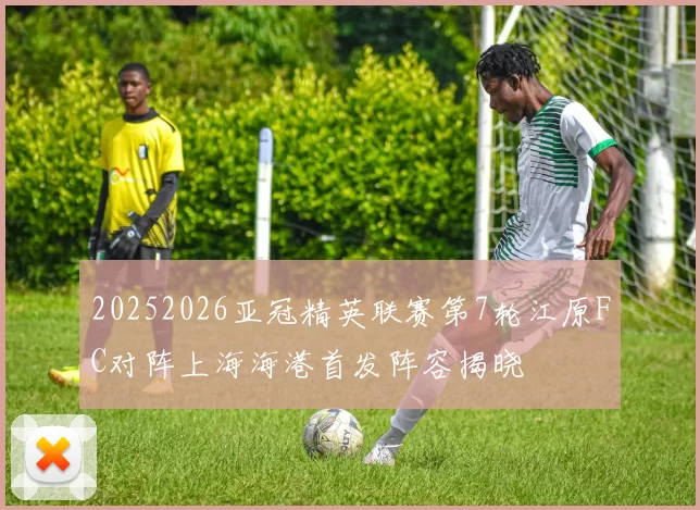 20252026亚冠精英联赛第7轮江原FC对阵上海海港首发阵容揭晓